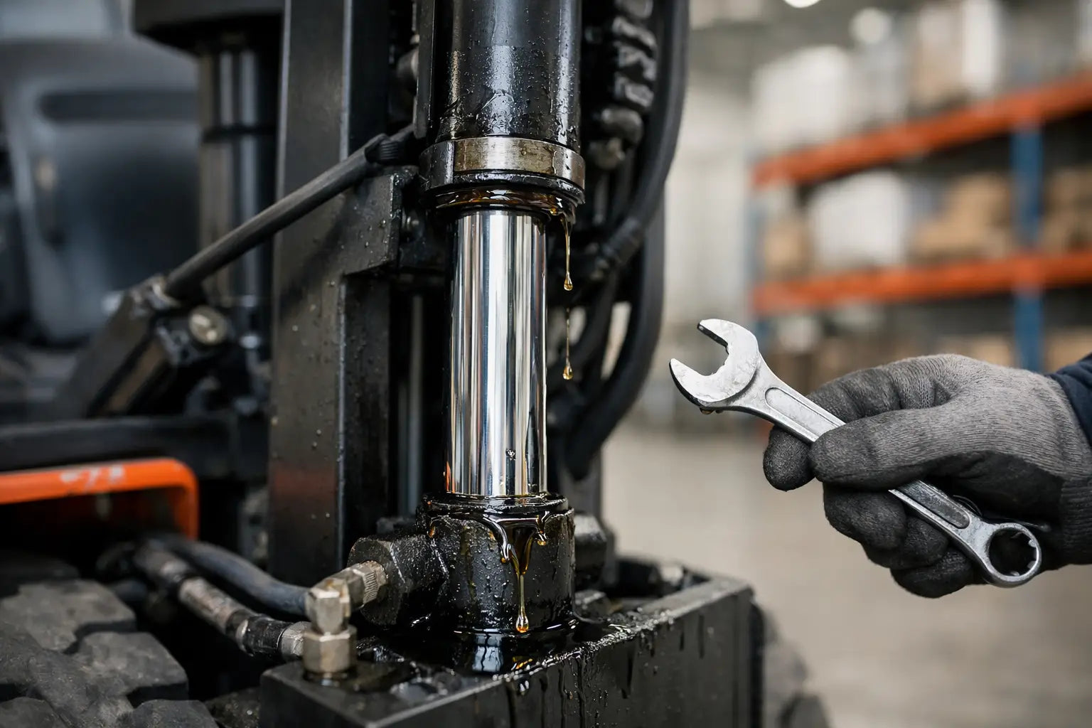 Forklift Seals Leaking? Find the Fault Fast