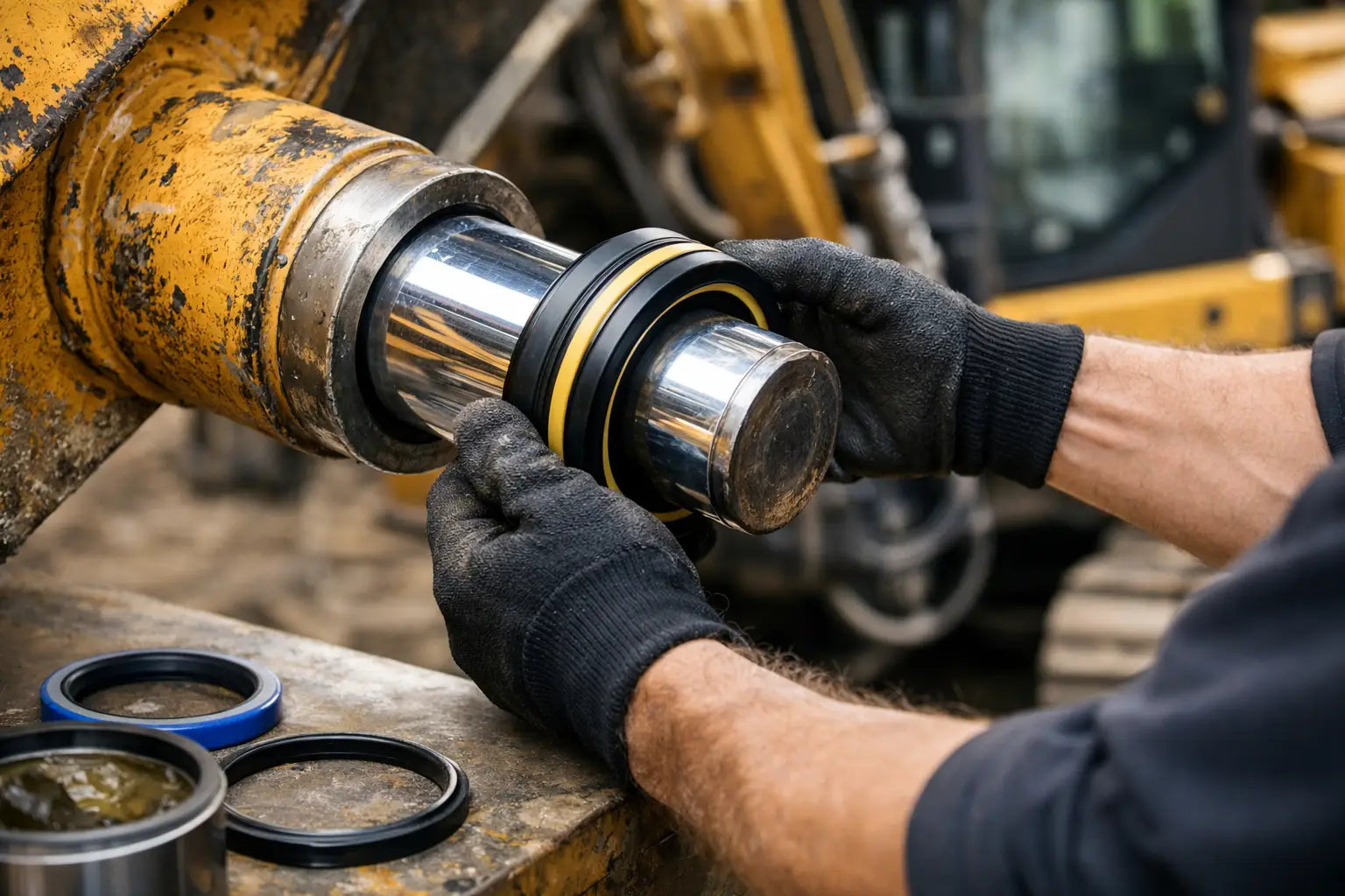 How to Install Boom Seals Without Cylinder Damage