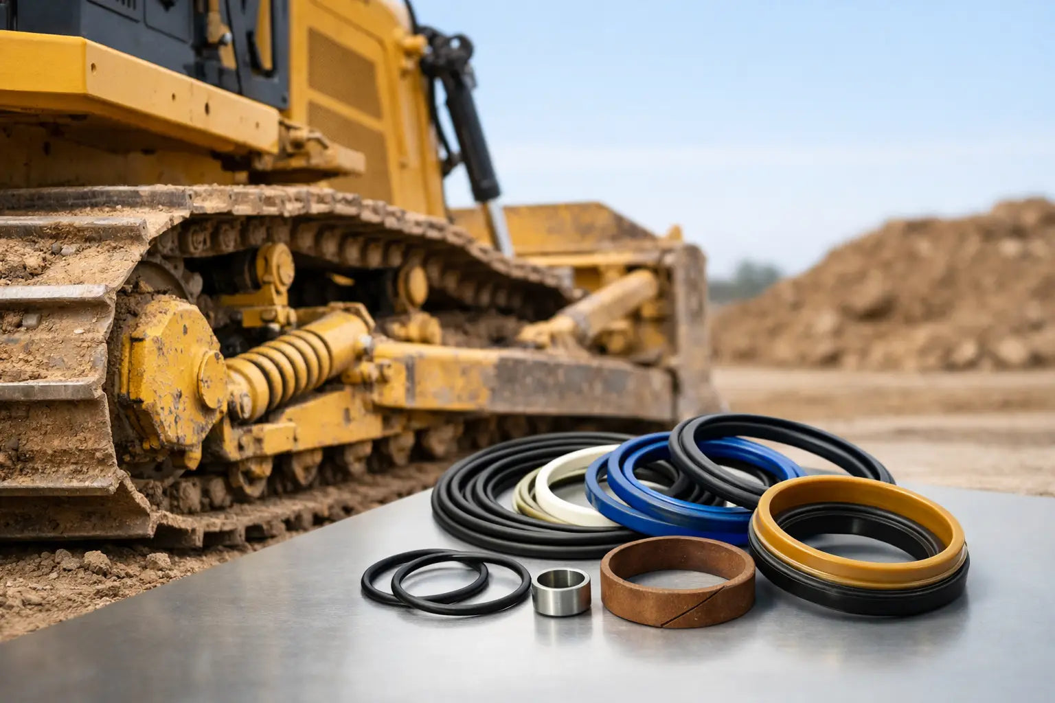 Bulldozer Track Adjuster Seal Kit Fitment