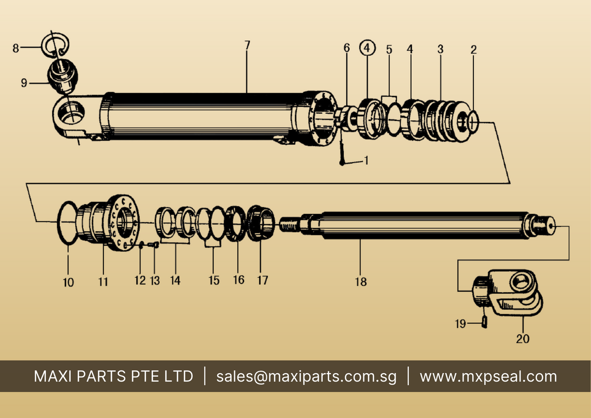 W050400061B - SEM639C TILT KIT