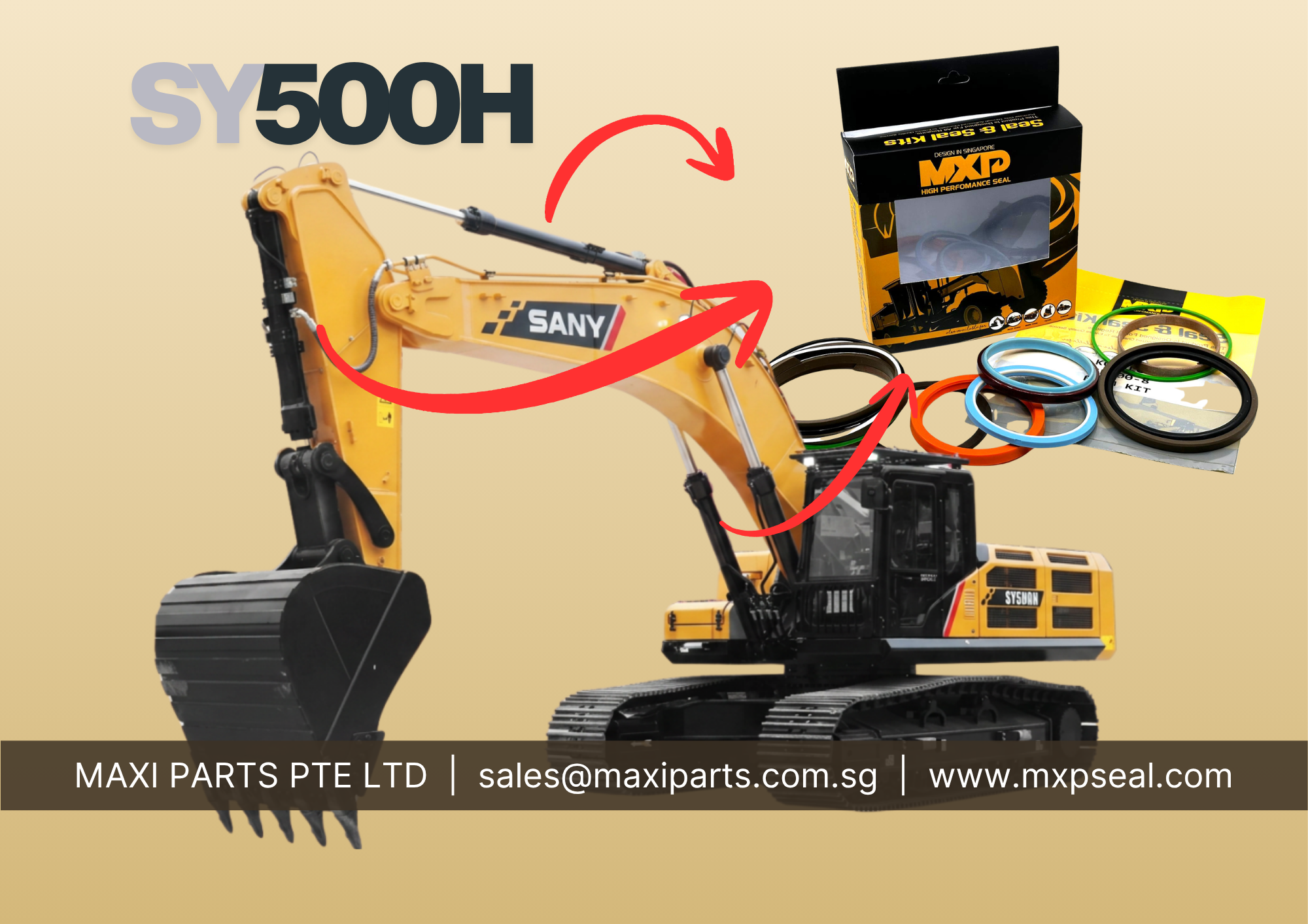SANY SY500H ARM KIT