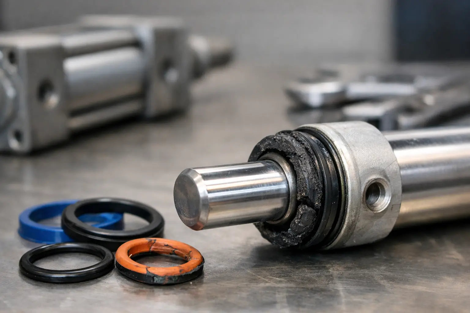 Pneumatic Cylinder Rod Seal Selection and Failure
