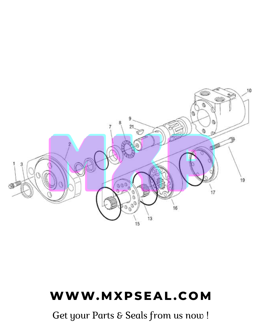 1013855009 101-3855-009 - HYDRAULIC MOTOR