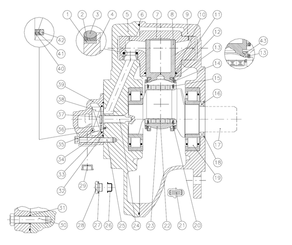 0400-V176 - GM4 SEAL KIT (Ø76 - 1300cc) - MXPseal.com