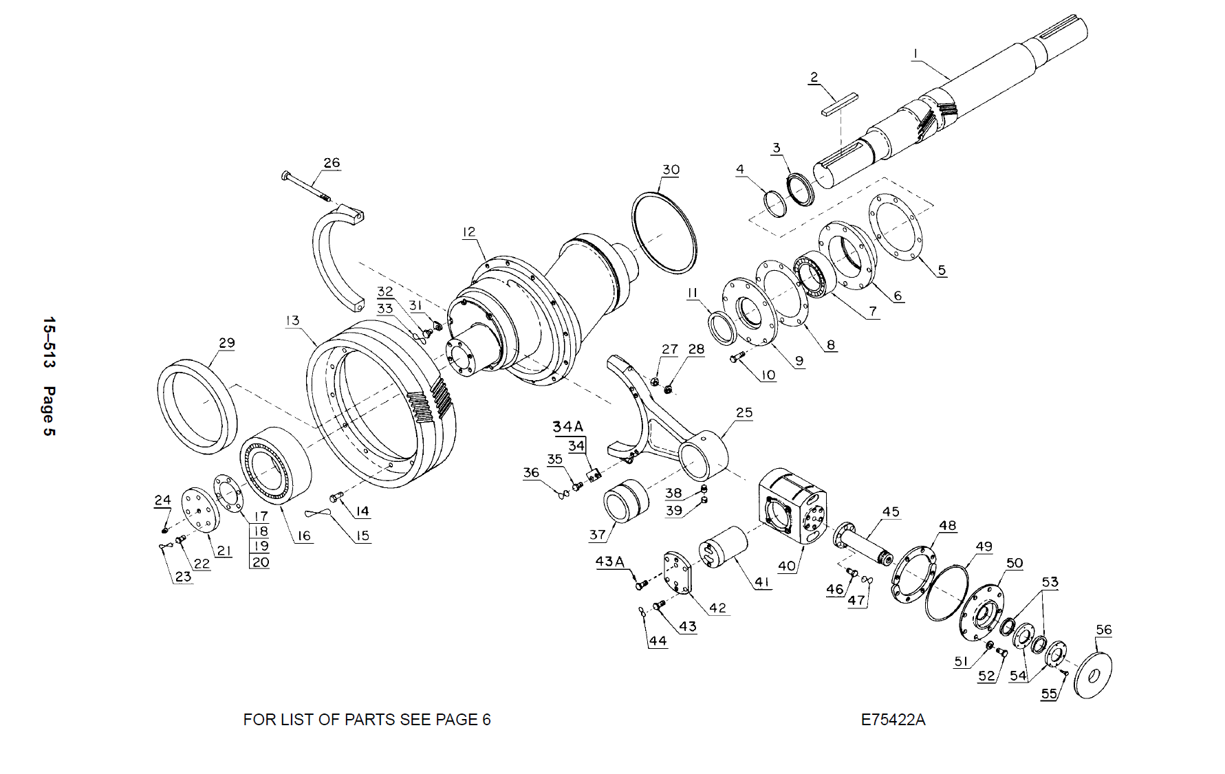 12W75 - BEARING-ROLLER JACKSHAFT