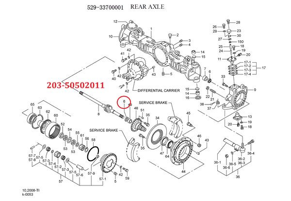 203-50502011 - OIL SEAL