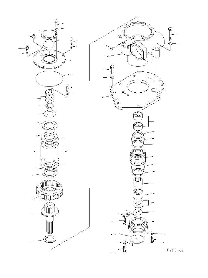 235-70-00310 - GEAR ASSEMBLY ~ GENUINE (GD825A-2E0)