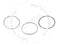 2W1709 - PISTON RING KIT