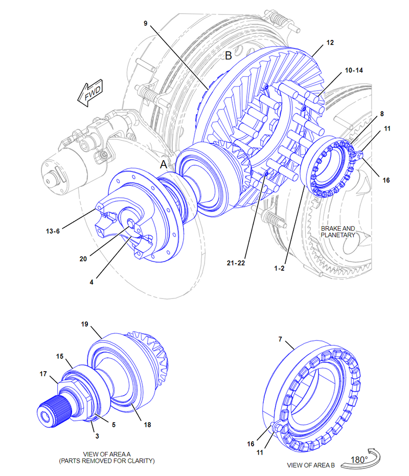 3617773 - GEAR GP-BEVEL & PINION