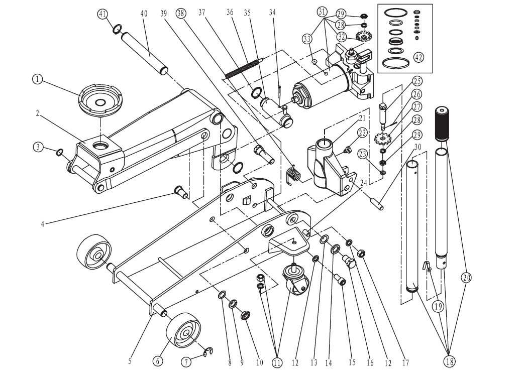 T825021.MF - SEAL KIT (NO.42) - MXPseal.com