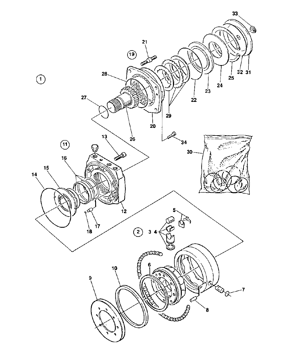 4700902828 - KIT-HYD. MOTOR, PROPULSION, DRUM - MXPseal.com