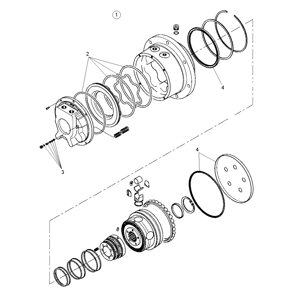 4700945531 - CC900G HYD. MOTOR KIT, DEBRAKING SYSTEM - MXPseal.com