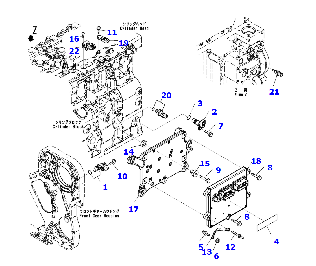 4921776 - ECM (QSB6.7 6D114 / 6D107)
