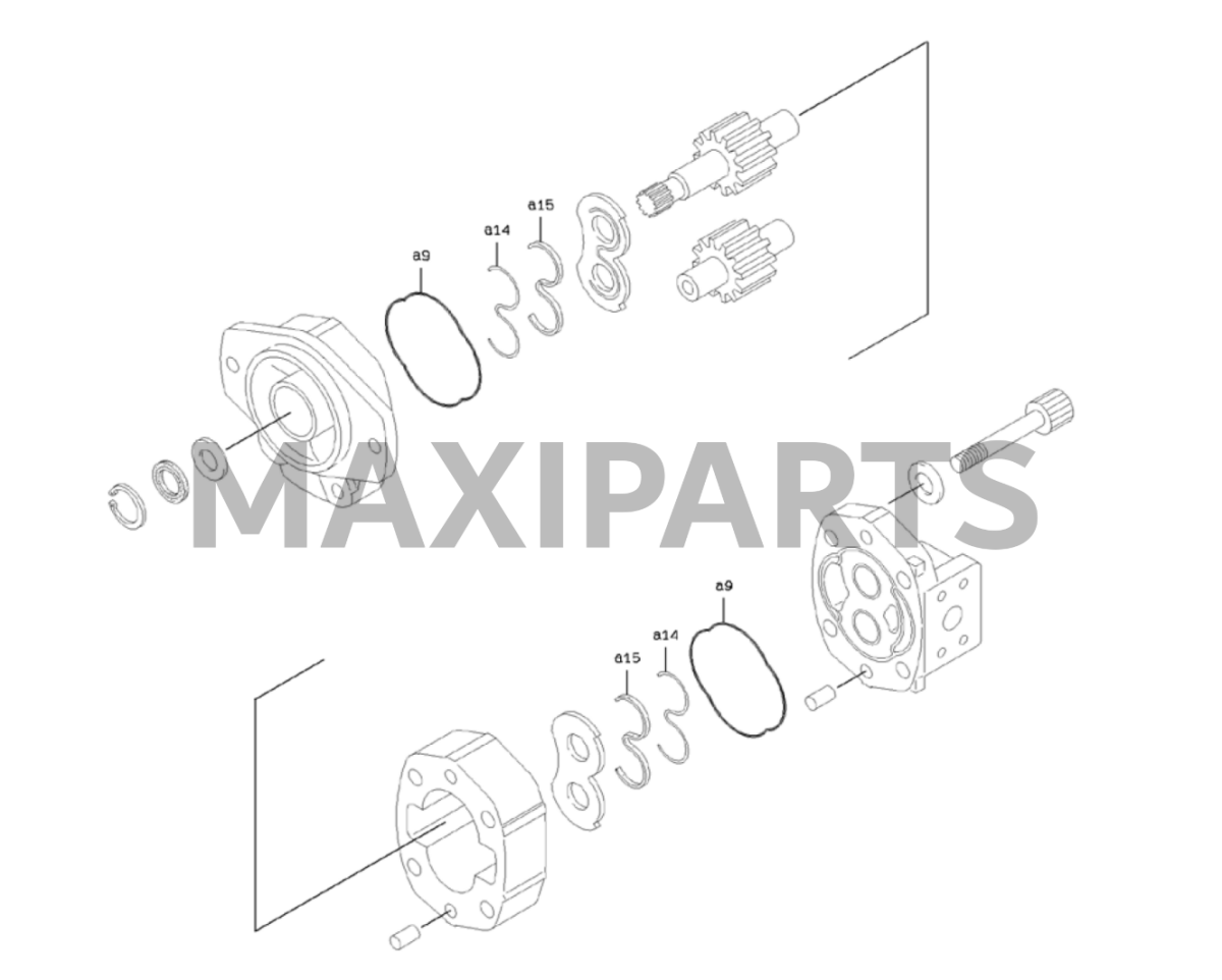 47131 - 77460 - SEAL:GEAR PUMP - MXPseal.comKAWASAKI LOADER
