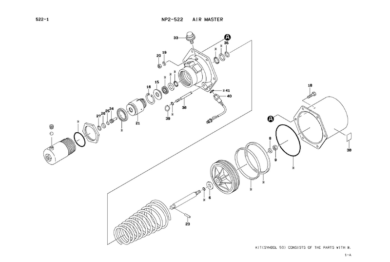 4969170400 49691-70400 - KIT-AIR MASTER (85ZIV-2 / 90ZIV-2)