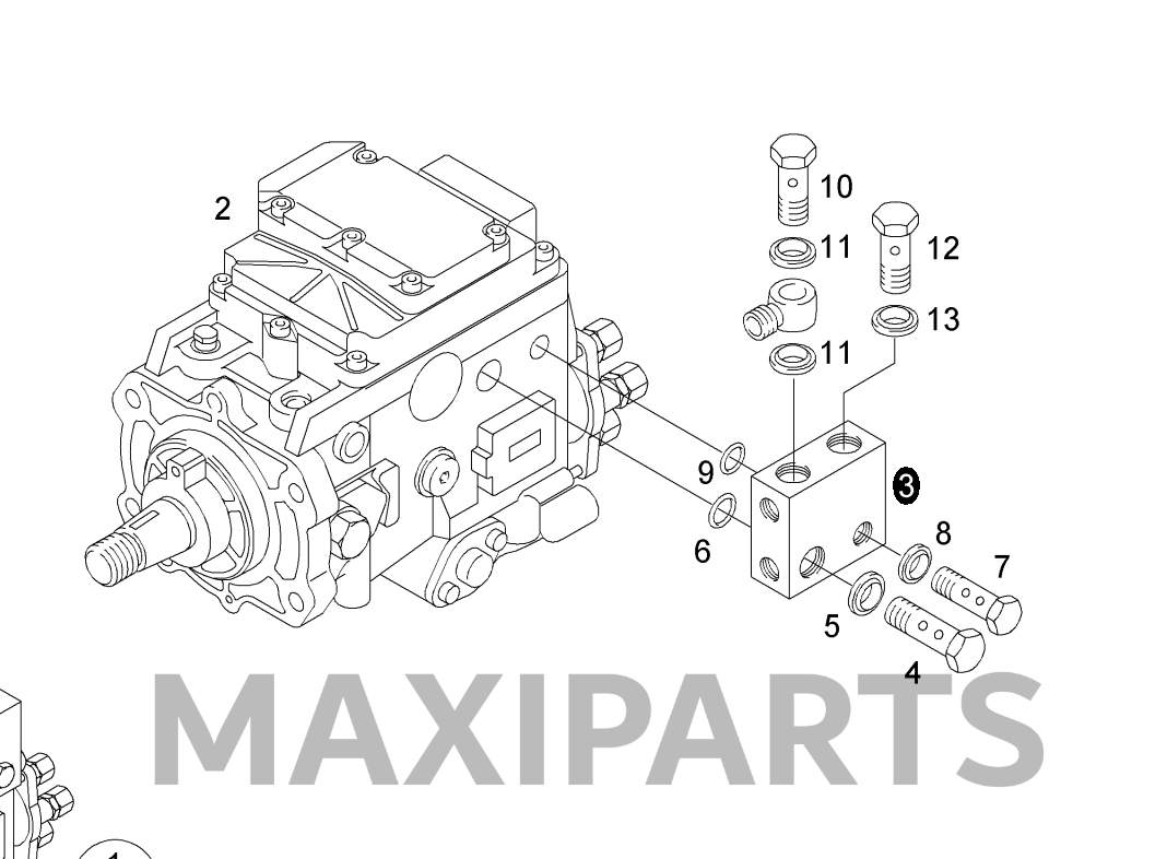 51.11100 - 6034 - INJECTION PUMP PRESSURE REGULATOR - MXPseal.comMAN