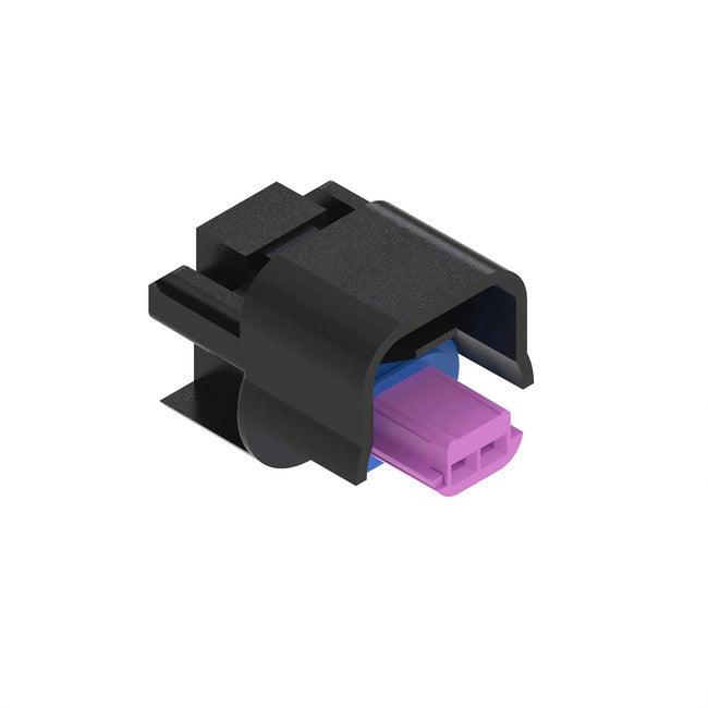 57M8924 - DELPHI BLACK EXTERNAL ELECTRICAL CONNECTOR HOUSING, 2 CAVITIES - MXPseal.com