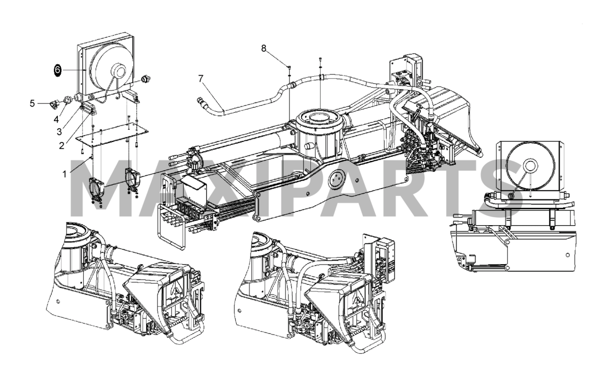 58301255 - OIL COOLER (HIAB 077) - MXPseal.comPARKER
