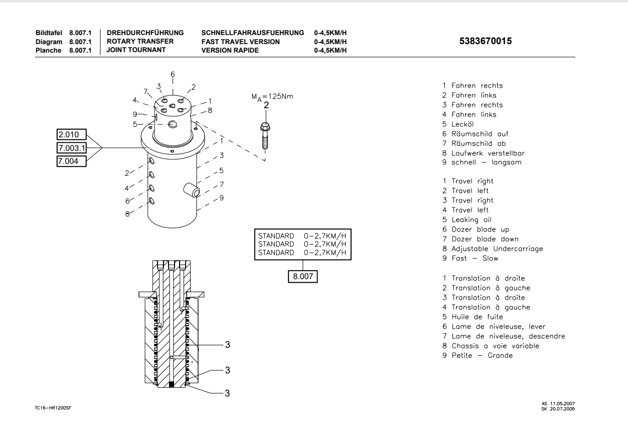 5383670015 - TC16 ROTARY TRANSFER - MXPseal.com