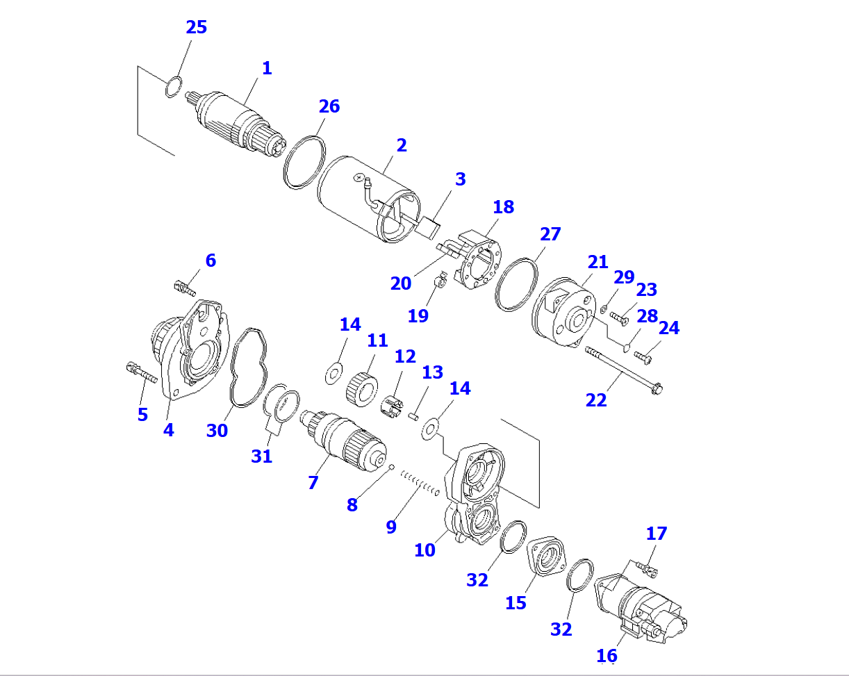 600-863-4410 - STARTING MOTOR