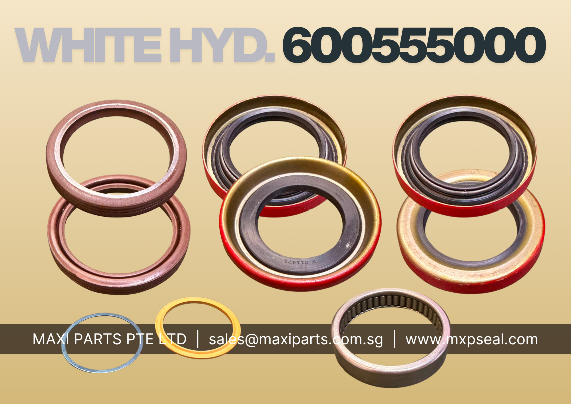 OIL SEAL (3PC/SET) - SEAL KIT # 600555000