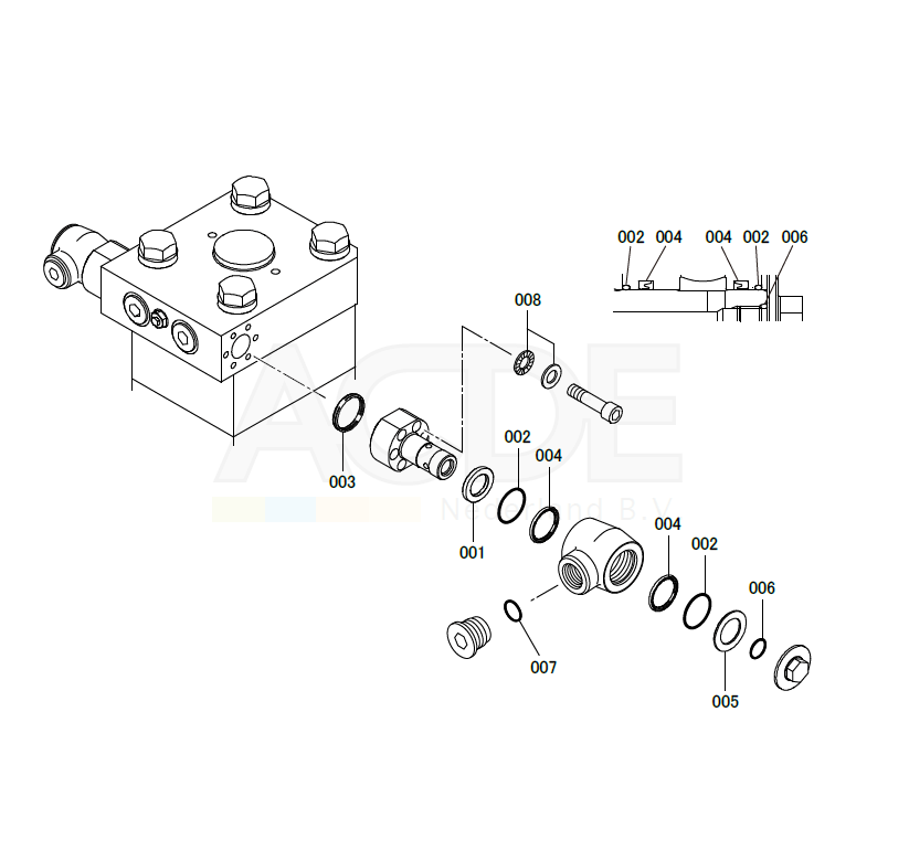 902408 - 920080 - FXJ375 KIT:SWIVEL ADAPTER ASSEMBLY - MXPseal.comFURUKAWA