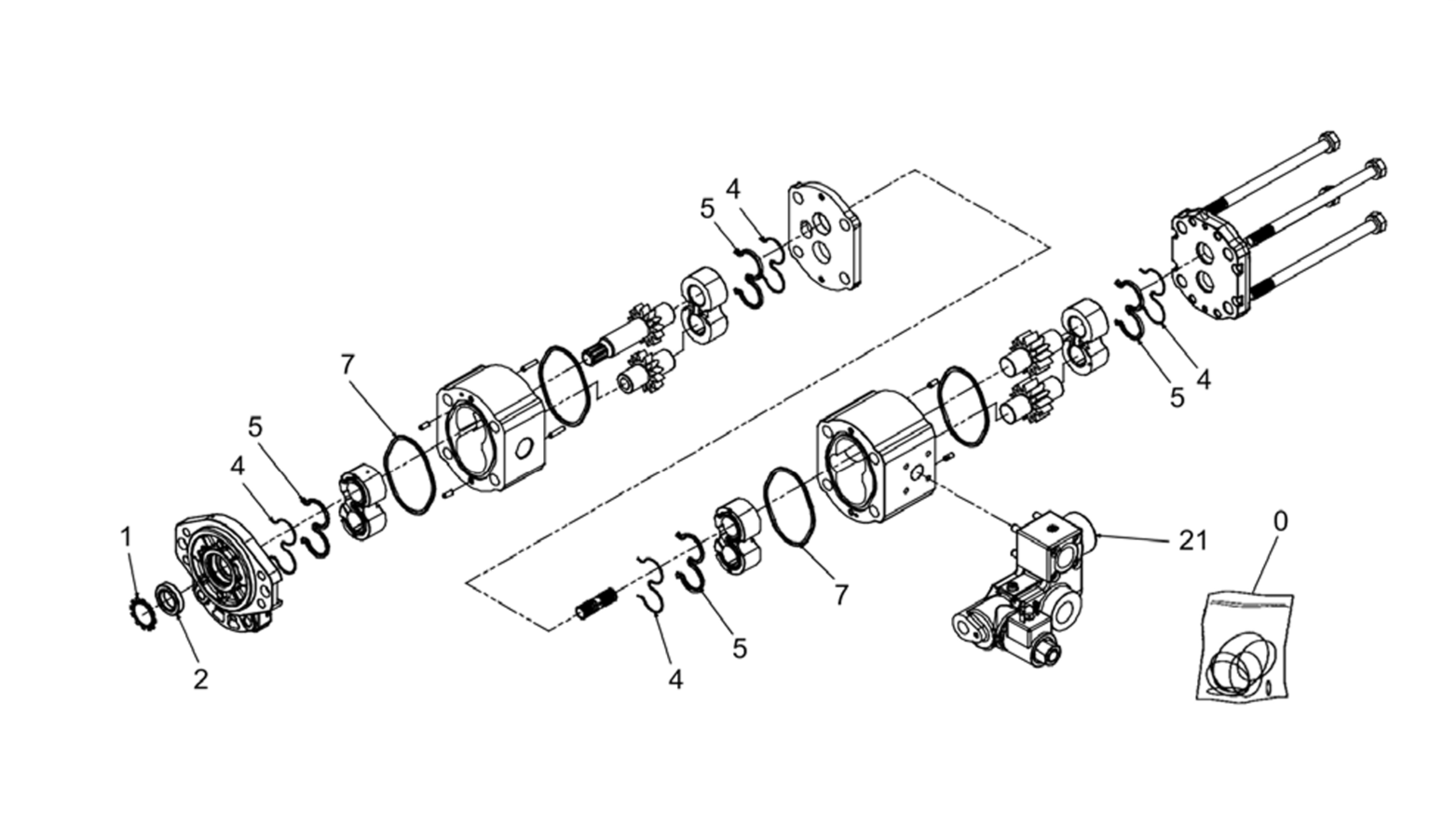 903430 / 4700903430 - HYD. PUMP KIT