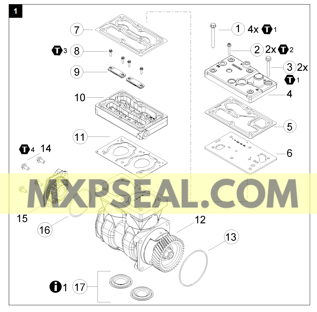 9125109352 - KIT-COMPRESSOR
