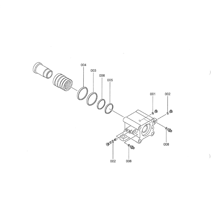 HD712-99182 - FRONT CYL. SEAL KIT
