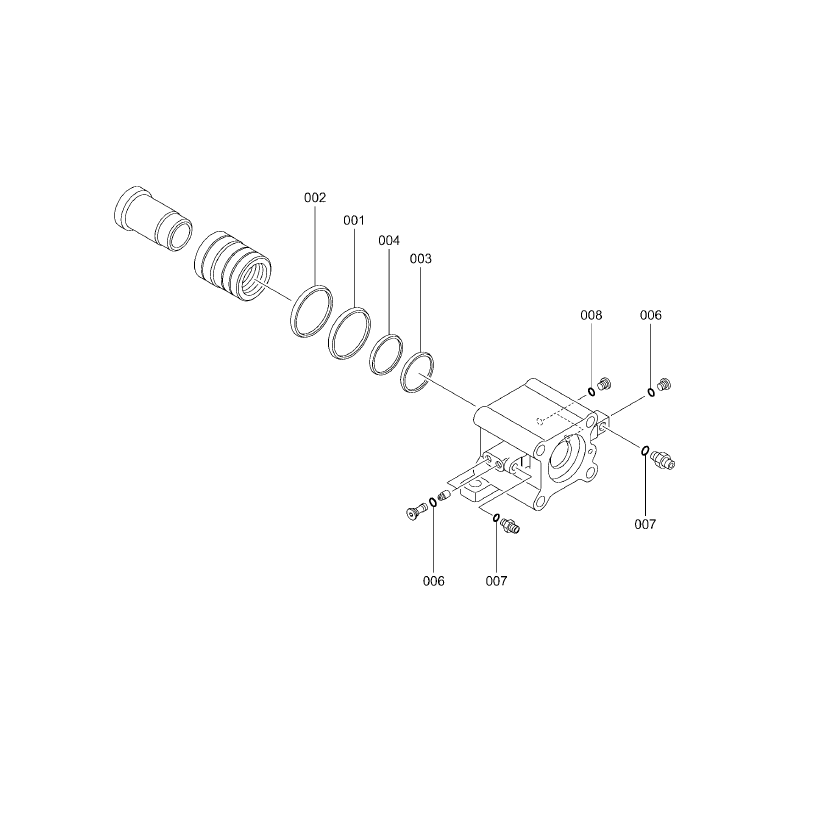 HD715-99152 - FRONT CYL. SEAL KIT