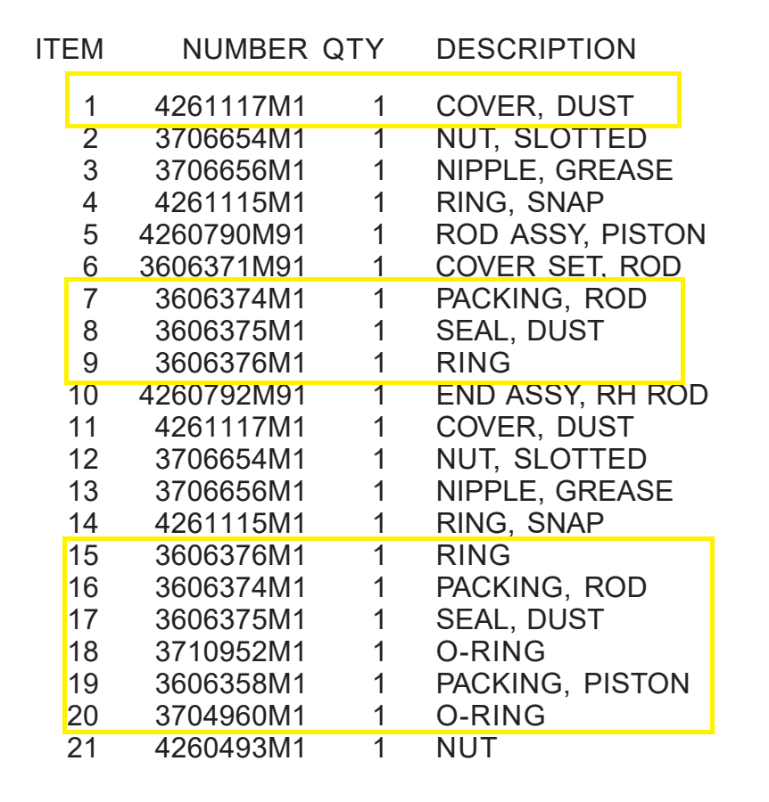 4260781M92 - MT265B/MT275B KIT