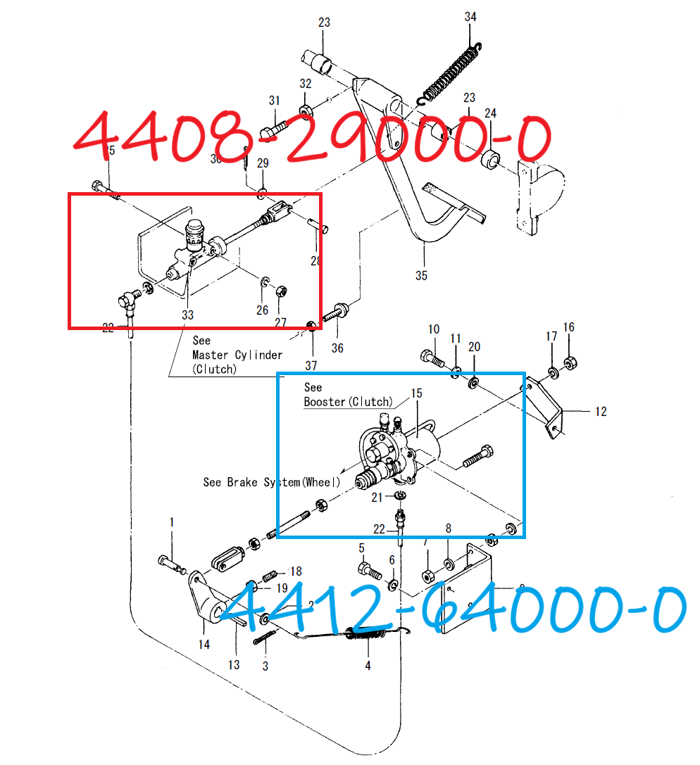 4412640000 / 4412-64000-0 - MASTER CYL. (CLUTCH)