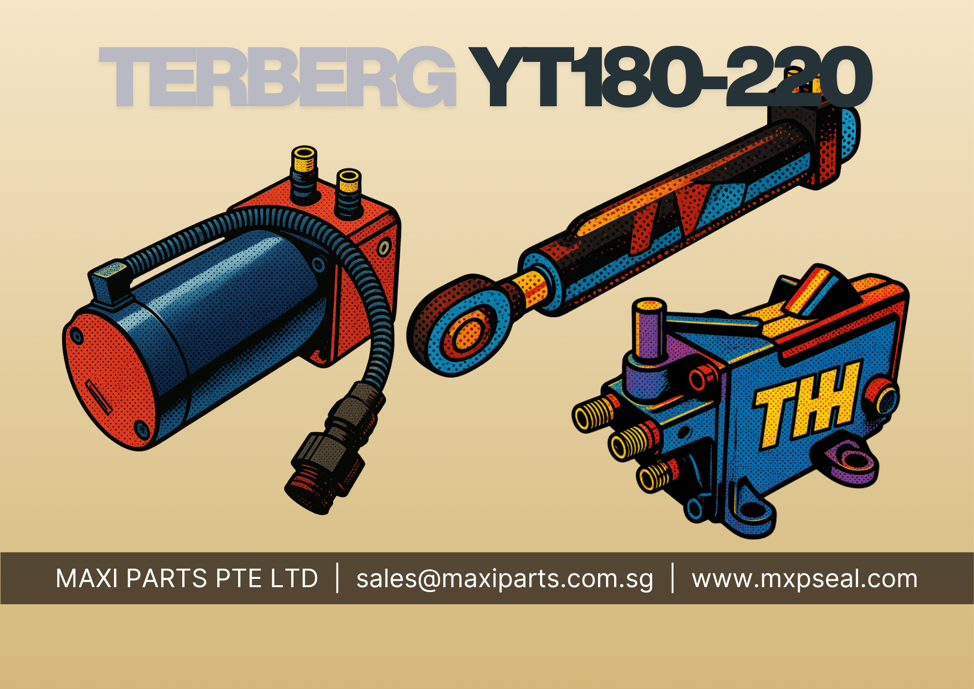 T24095553 - CAB TILTING CYLINDER (YT180-220)