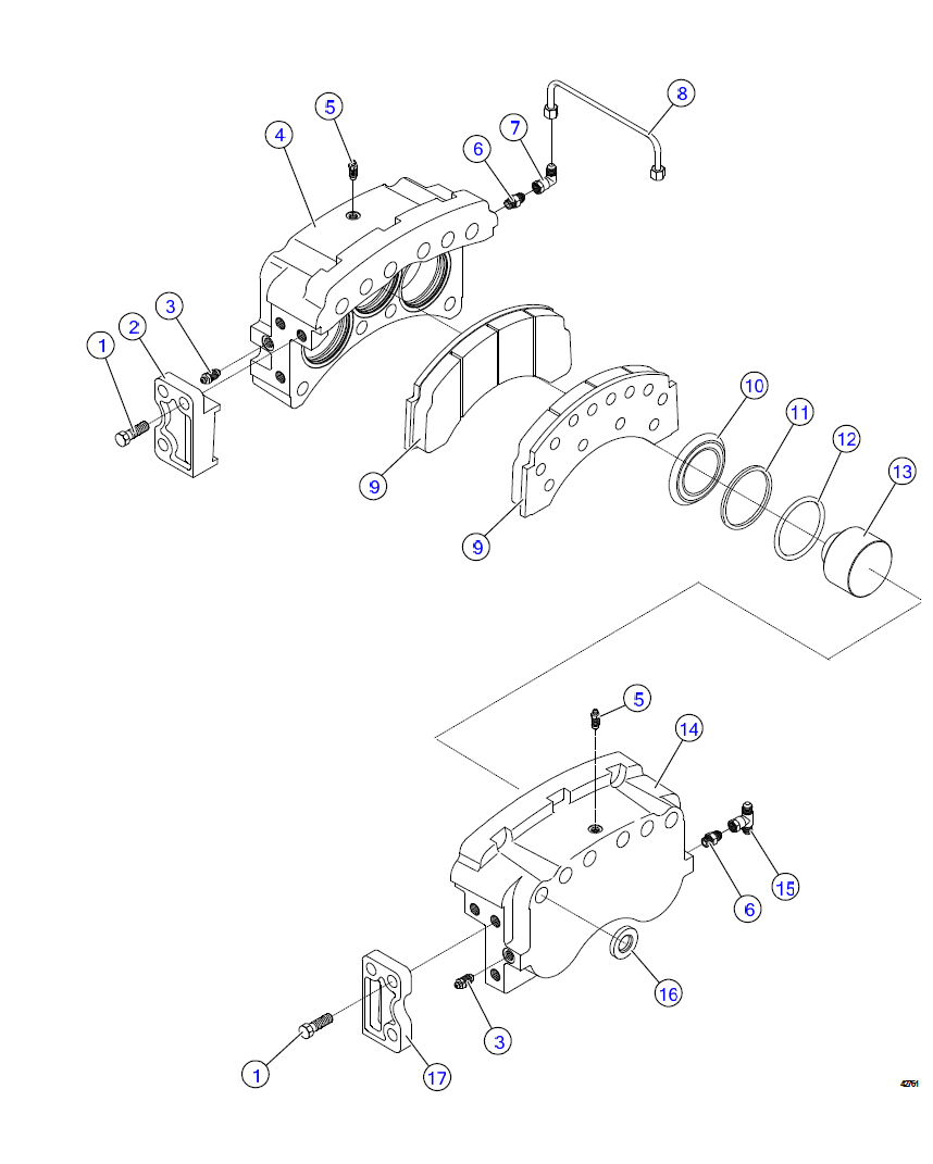 VE9234 - BRAKE REBUILT KIT