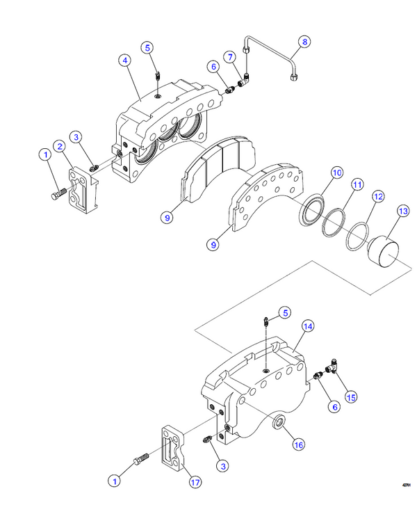 VE9235 - BRAKE REBUILT KIT