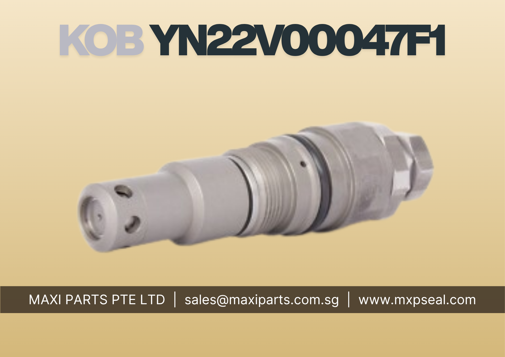 YN22V00047F1 - SK200-10 / SK210LC-10 RELIEF VALVE