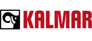 Red ’kalmar’ logo with a black ram’s head emblem on the left.