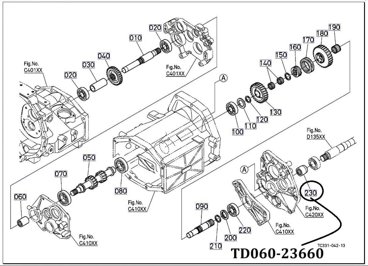 TD060 - 23660 - MXPseal.comKUBOTA