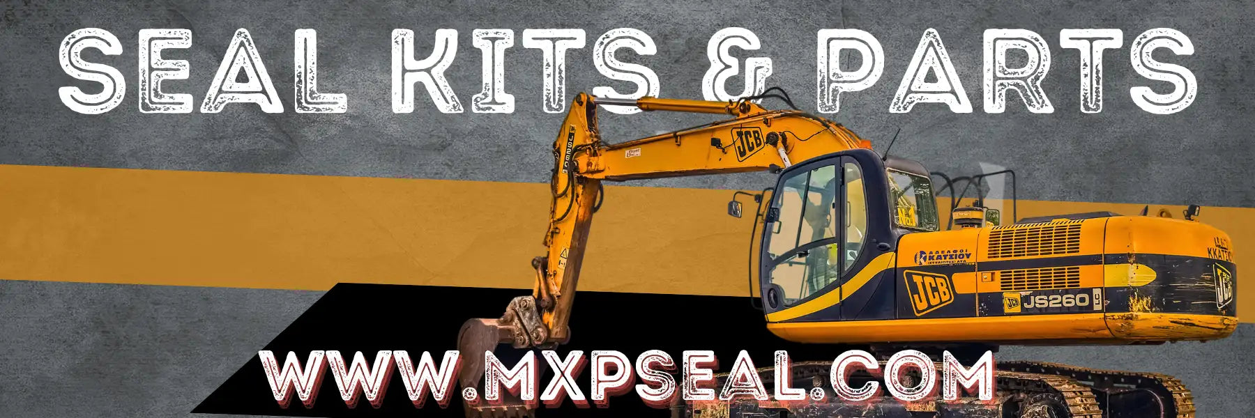 Yellow and black jcb js260 excavator.